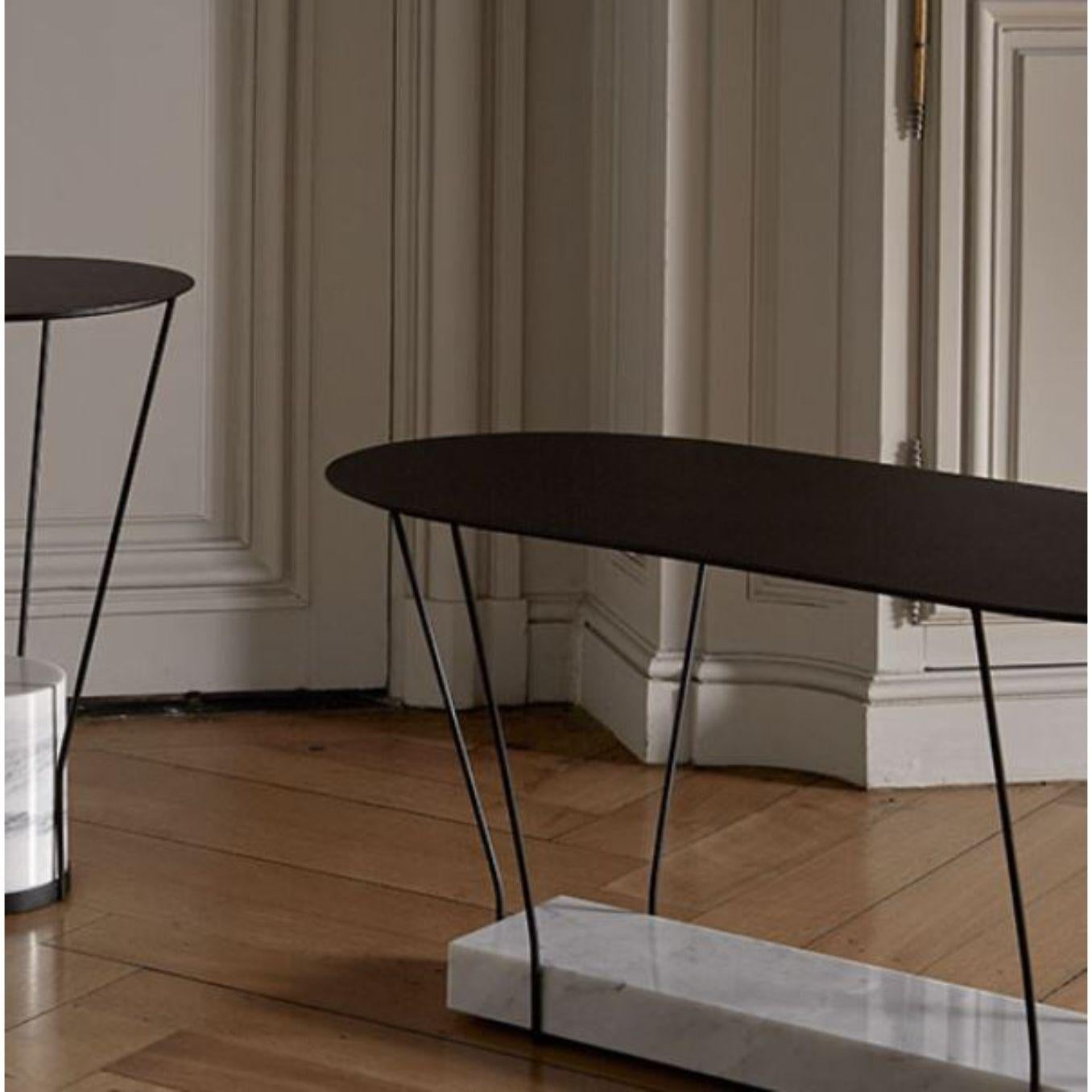 Table basse Lest XL avec base en marbre par Radar Neuf - En vente à Geneve, CH