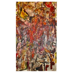 Lester Elliot 1955 Oil/Canvas 'Genesis'