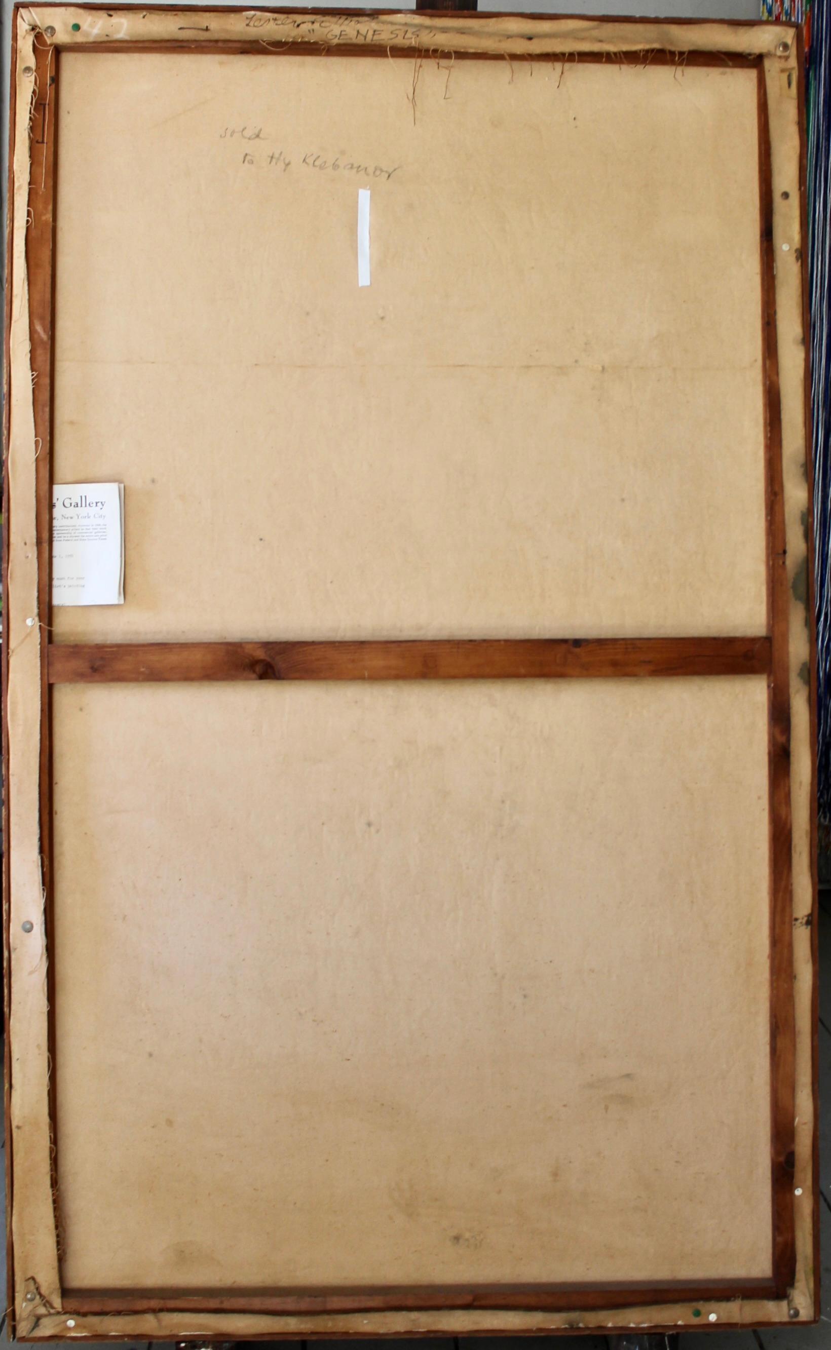 Lester Elliot 1955 Oil/Canvas 'Genesis' For Sale 1