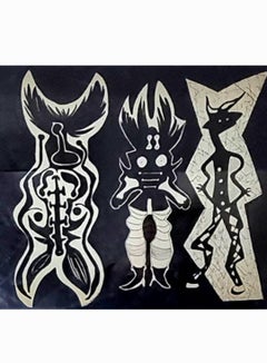 Abstract Expressionist Mixed Media Painting by Lester Epstein dated 1953