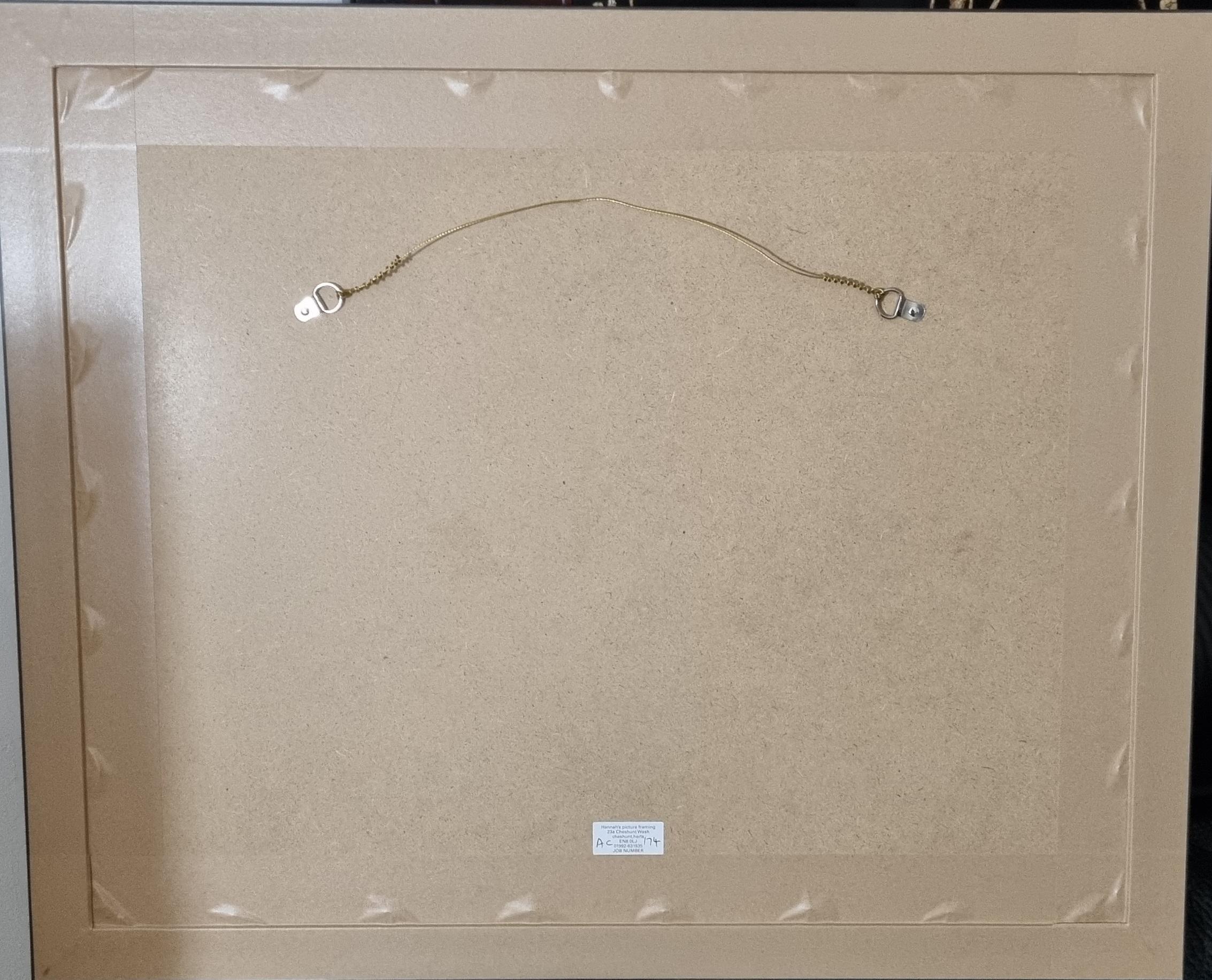 Abstract Expressionist Mixed Media Painting by Lester Epstein dated 1953 For Sale 5