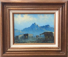 "Adobe Home"  West Texas Western Painting.