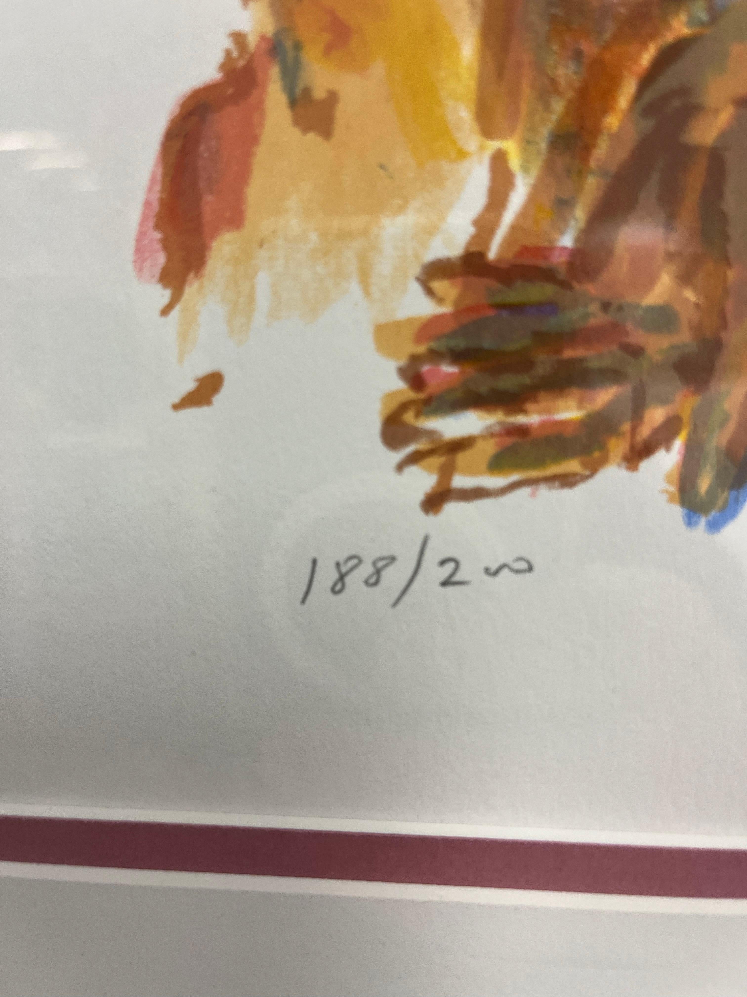 American Lester Johnson Lithograph Signed Numbered For Sale