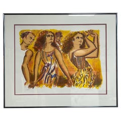 Lester Johnson Lithograph Signed Numbered