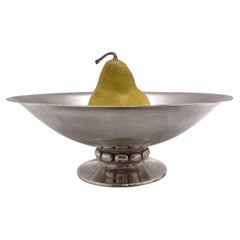 Cuenco martillado Boston Arts & Crafts de plata de ley Lester Vaughan
