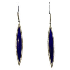 Lesunja Caroline La Mystérieuse Lapis White and Gold Hangers