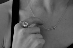 Lesunja Music Was My First Love White Gold Prasiolite Ring