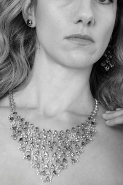 Lesunja Ocean xxy Swiss Blue Topaz Yellow Gold Fish Necklace