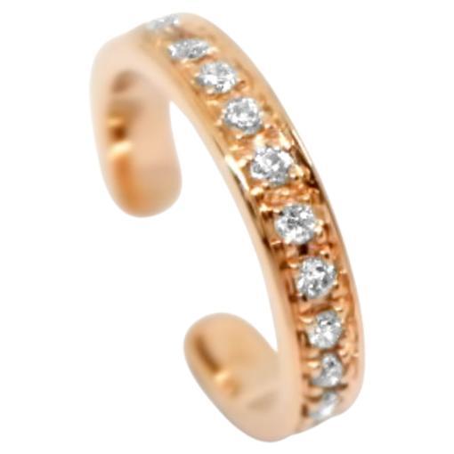 Lesunja Rosé Gold Earrings Diamond