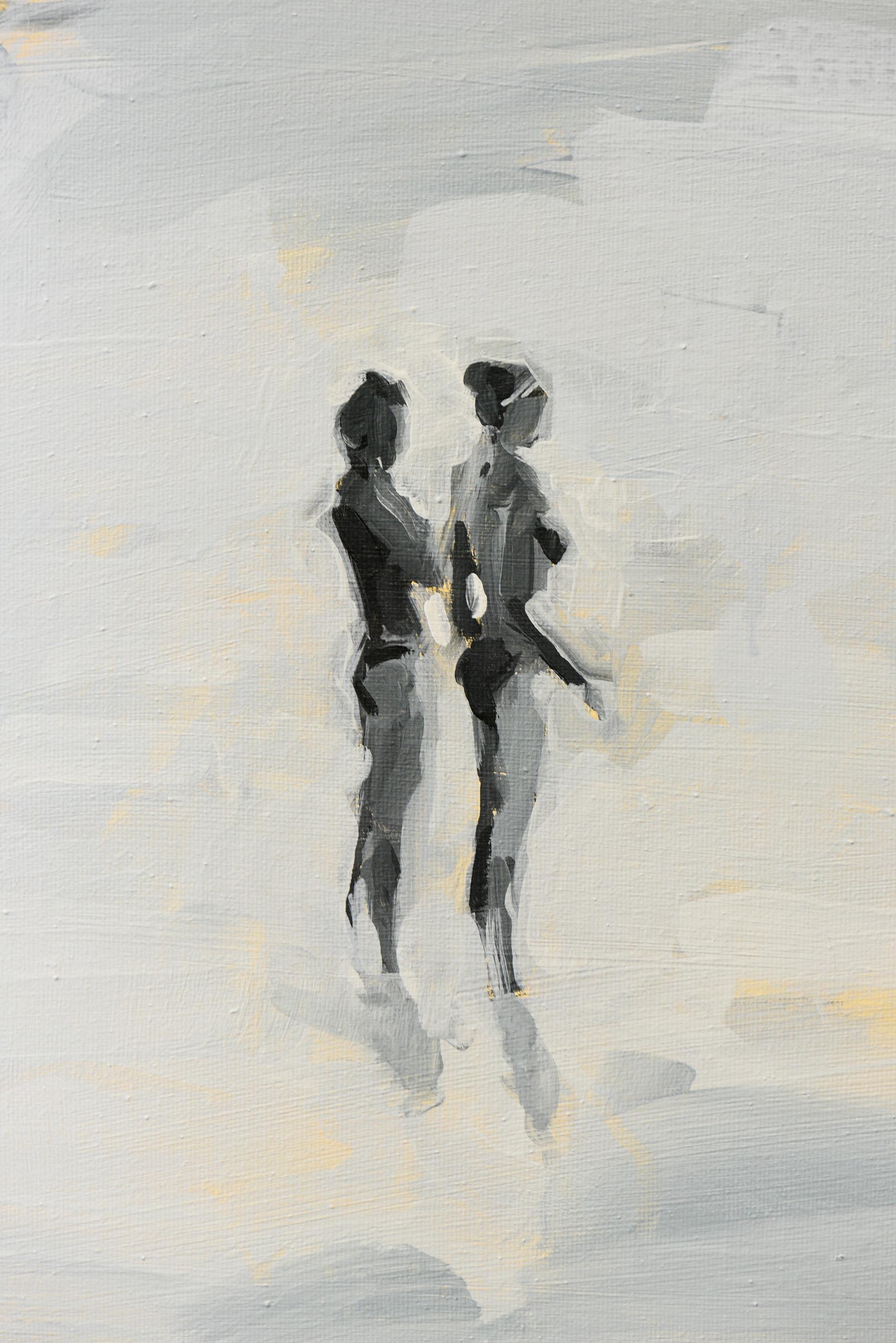 Following Year - Minimalist, Oil on Canvas, 21st Century, Figurative Painting For Sale 2