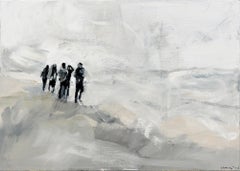 United - Minimalist, Oil on Canvas, 21st Century,  Figurative Painting