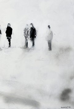 Vortag - Minimalist, Acrylic on Canvas, 21st Century,  Figurative Painting