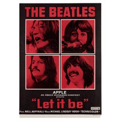 Let It Be 1970 Belgian Film Poster