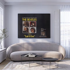 Let It Be 1970 Affiche de film quadripartite britannique, The Beatles
