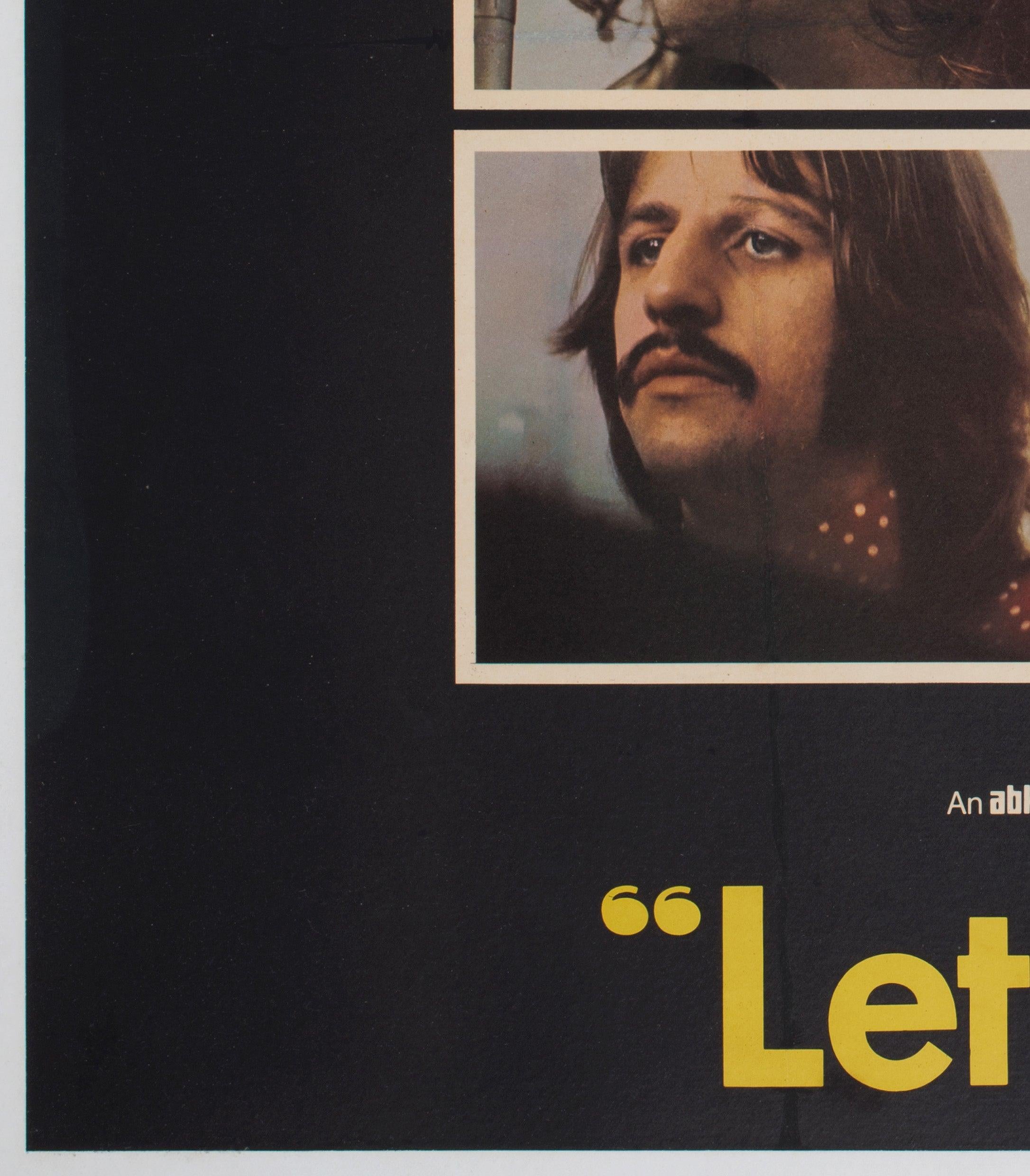 Linen Let It Be 1970 UK Quad Film Poster, The Beatles For Sale
