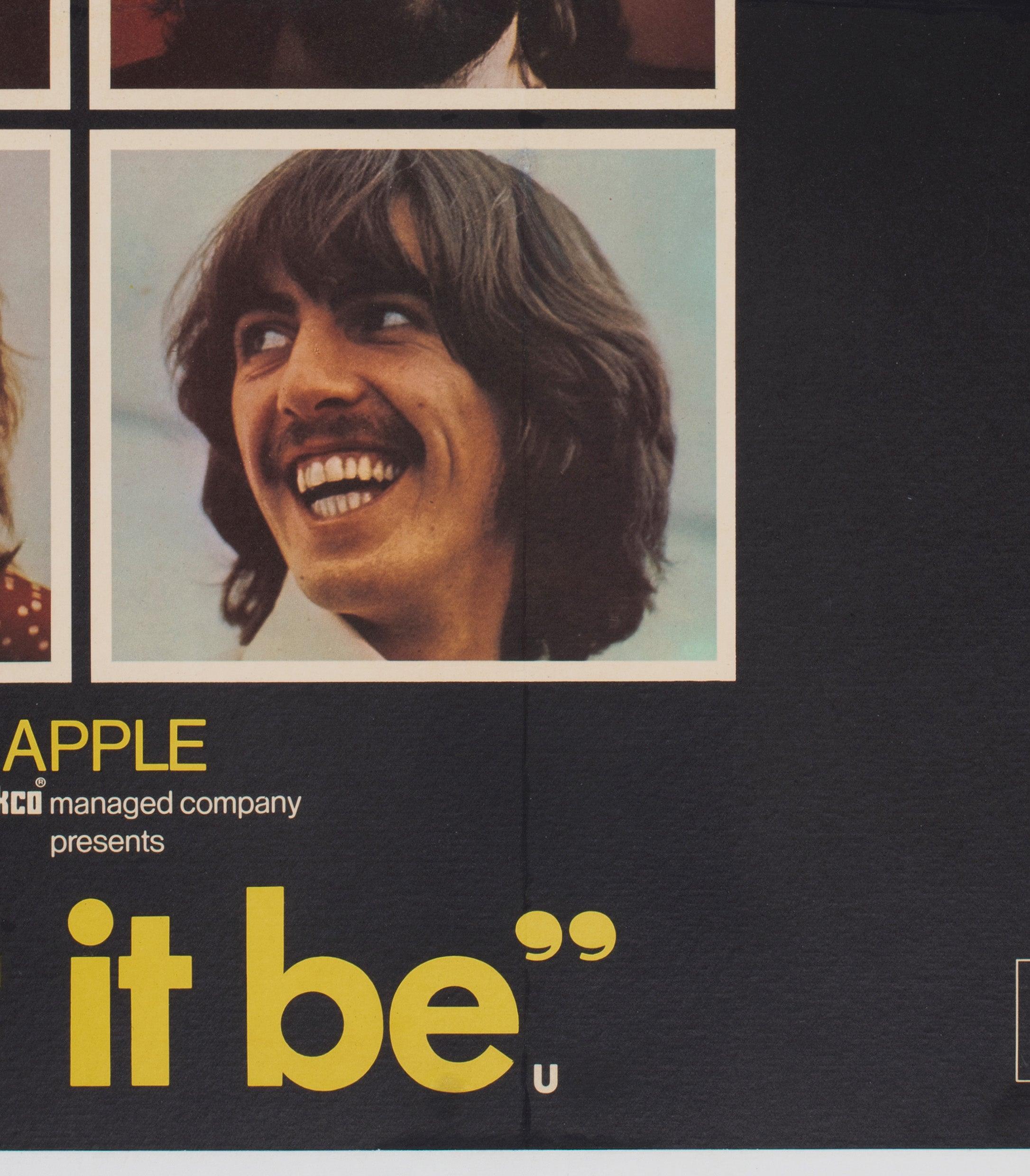 Let It Be 1970 UK Quad Film Poster, The Beatles For Sale 1