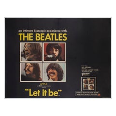 Let It Be 1970 UK Quad Film Poster, The Beatles