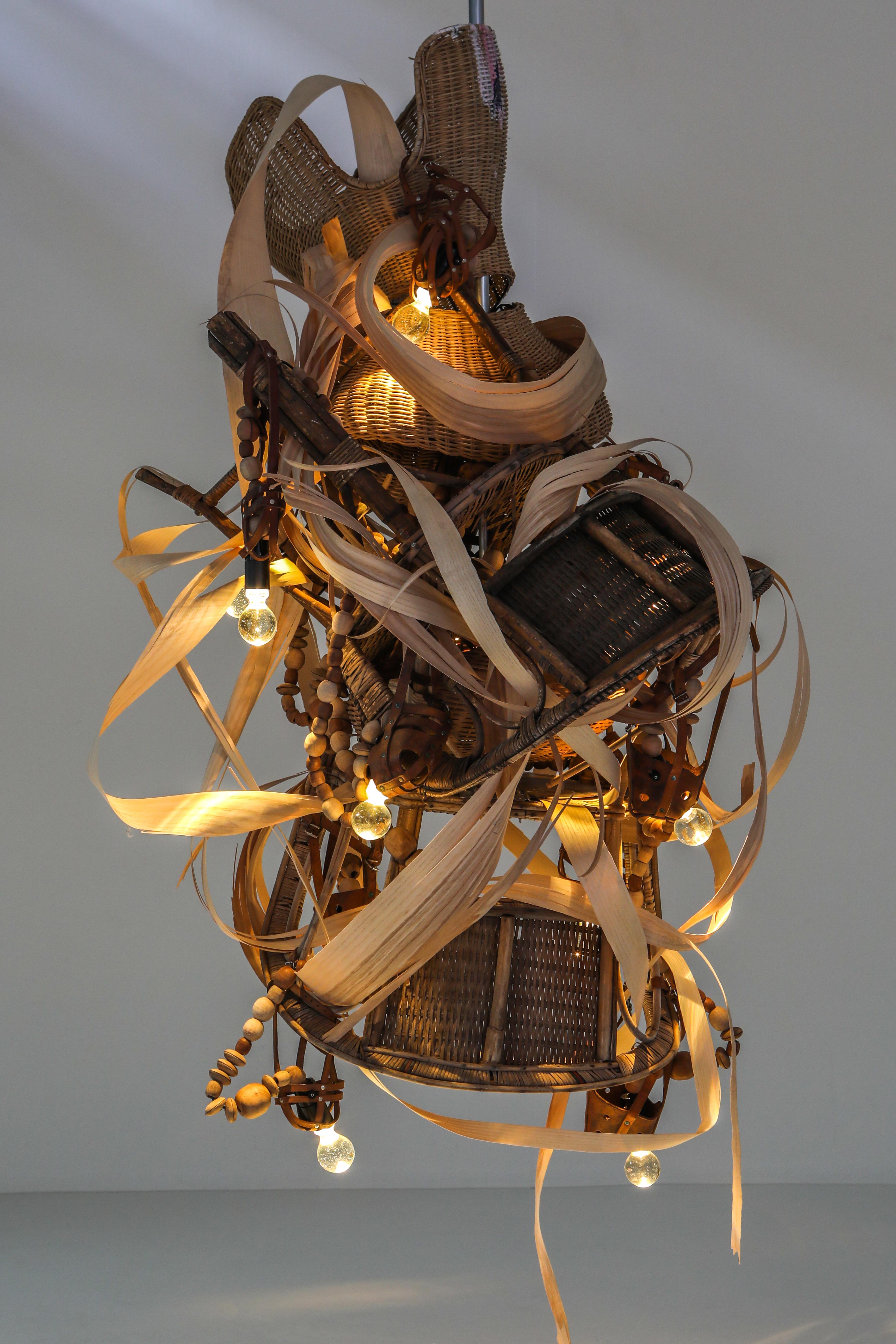 ‘Let Me Talk’ Assemblage Chandelier, Lionel Jadot, Belgium, 2020 In New Condition For Sale In Antwerp, BE