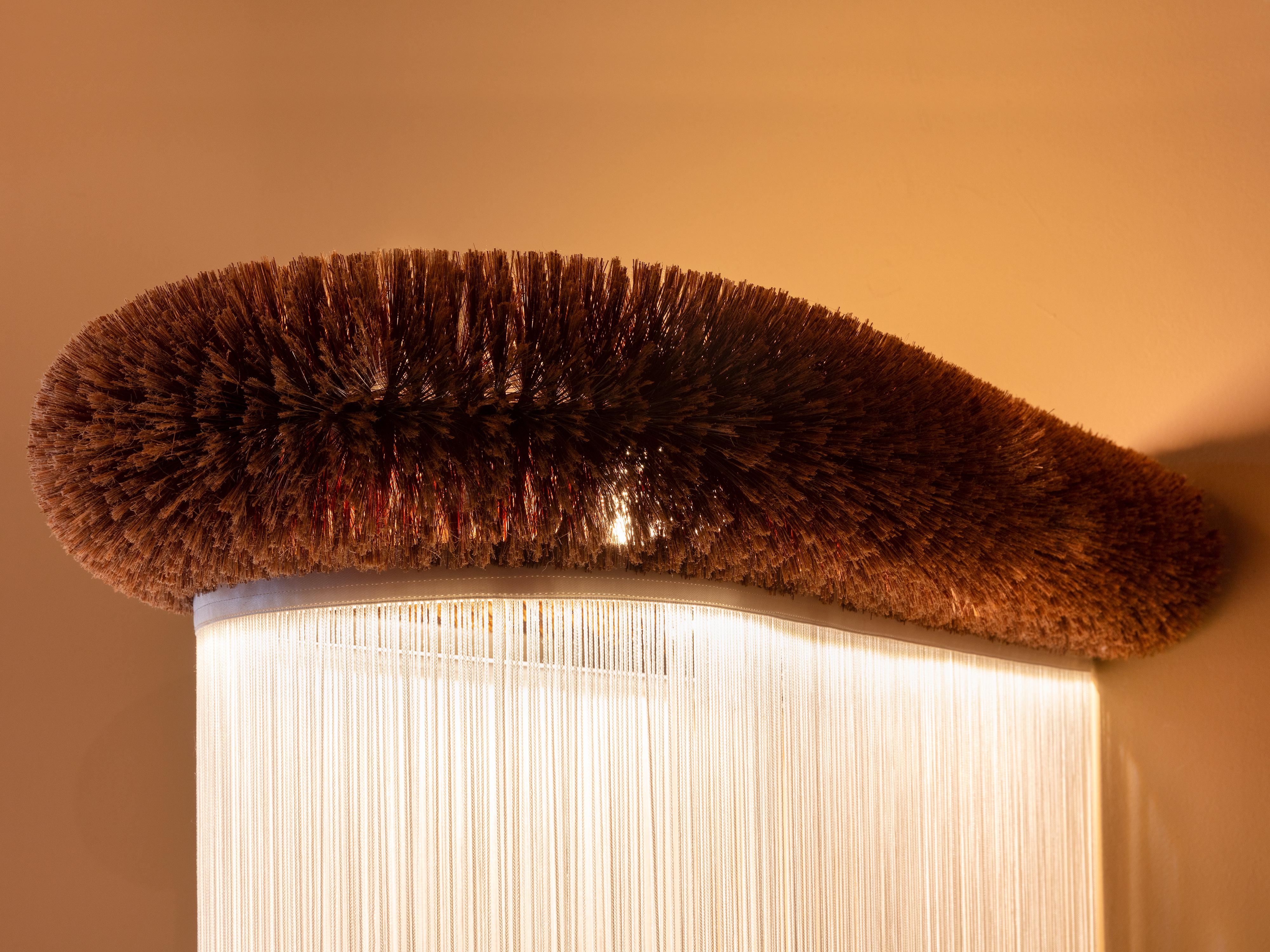 Italian Let'em Shine Art brown wall lamp by Paola Pivi Paradisoterrestre Edition For Sale