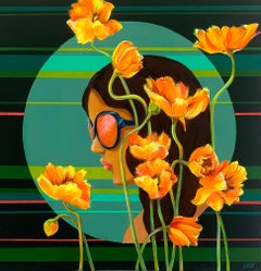 Behind Every Bloom, Original Painting