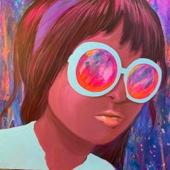 Shades in Hot Pink, Originalgemälde