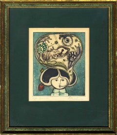 Caracoles - In Spanish this refers to snails and the dreams of this Mexican girl