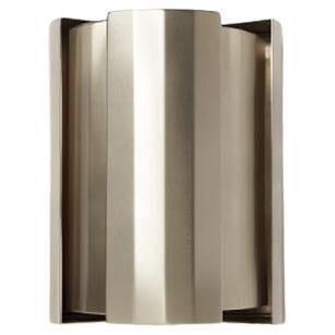 LETO 140 Brushed Nickel Wall Light with Mobile Fins