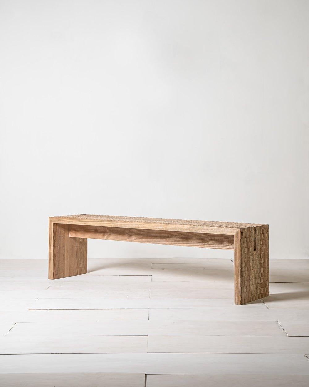 Contemporary Leto Bench by Mythology For Sale