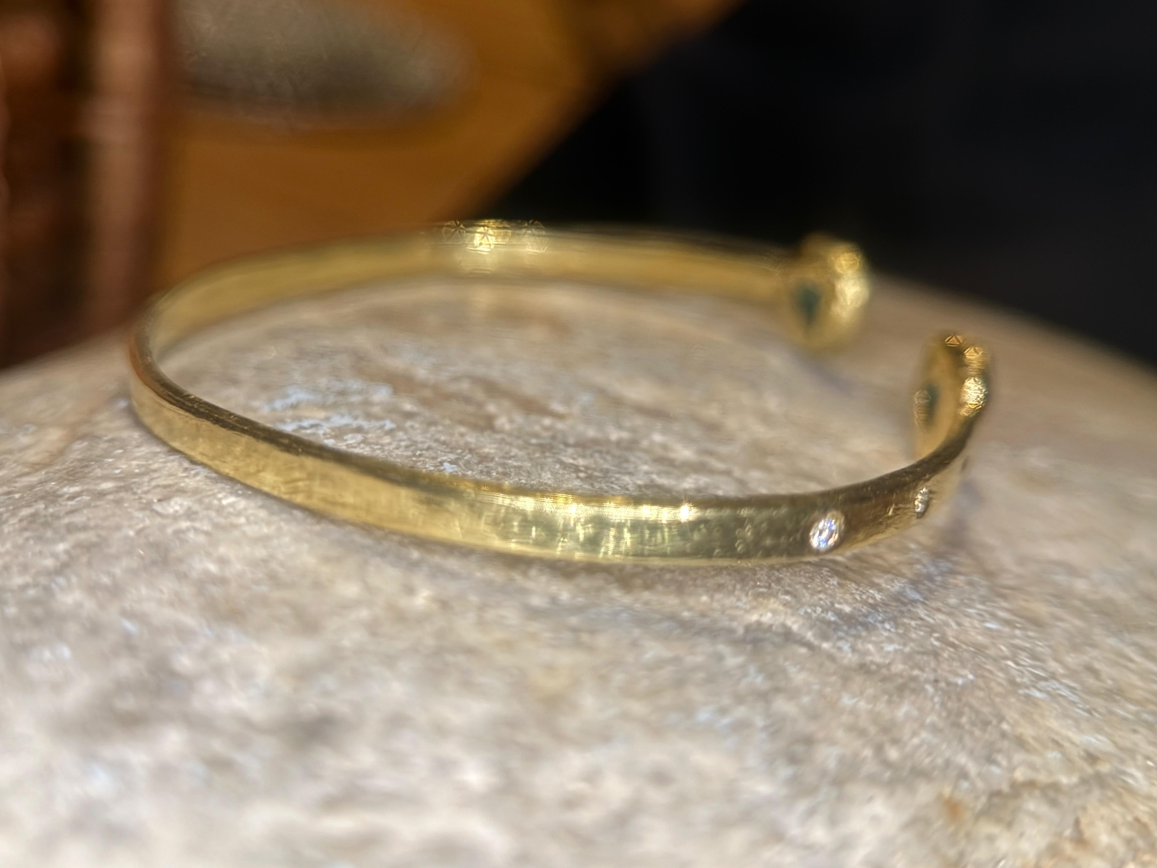 Leto Lama 1.35 Cts Esmeralda Corazones Toi & Moi Pulsera Amor Brazalete en venta 2