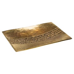 L'étoile à pleuré rose, vide-poche de bronce dorado de Line Vautrin, Francia