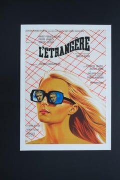 L'Etrangere '1968' French Original Vintage Poster Mint, Linen Backed
