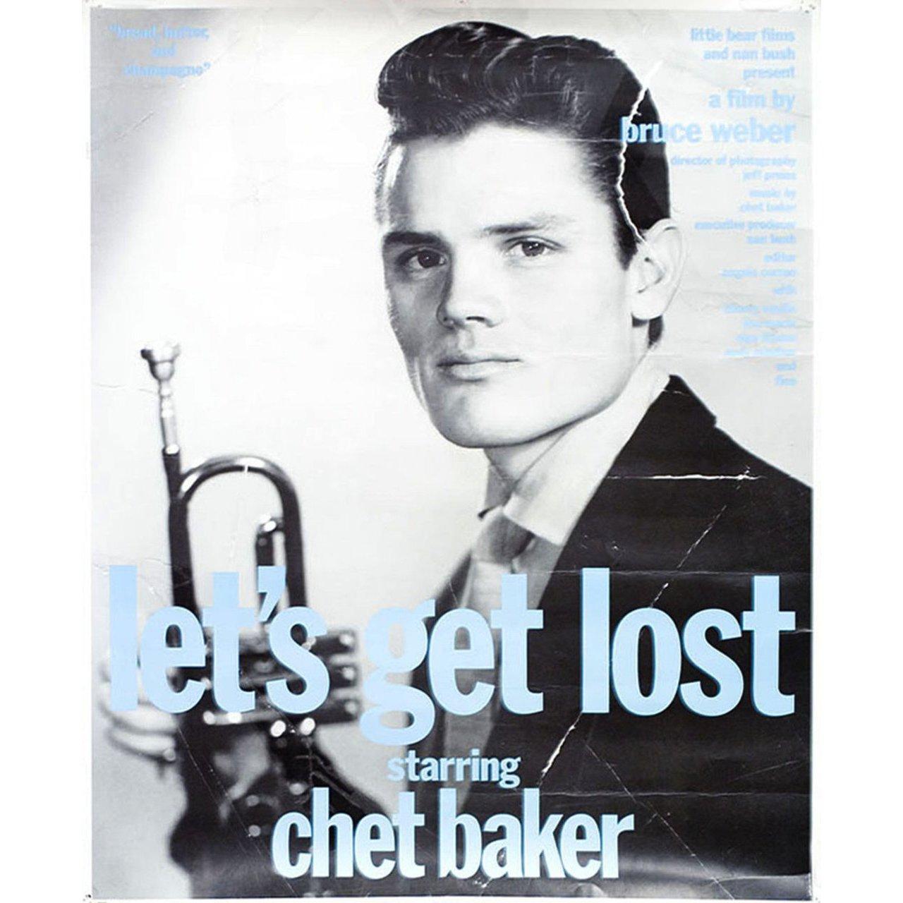 Let's Get Lost 1989 U.S. Mini Film Poster In Good Condition In New York, NY