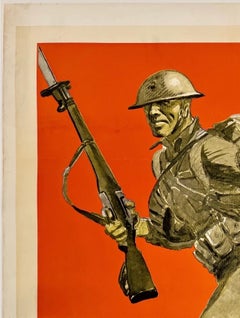 LET'S GO! U.S. MARINES Original Vintage WWII World War Propaganda Poster 1941