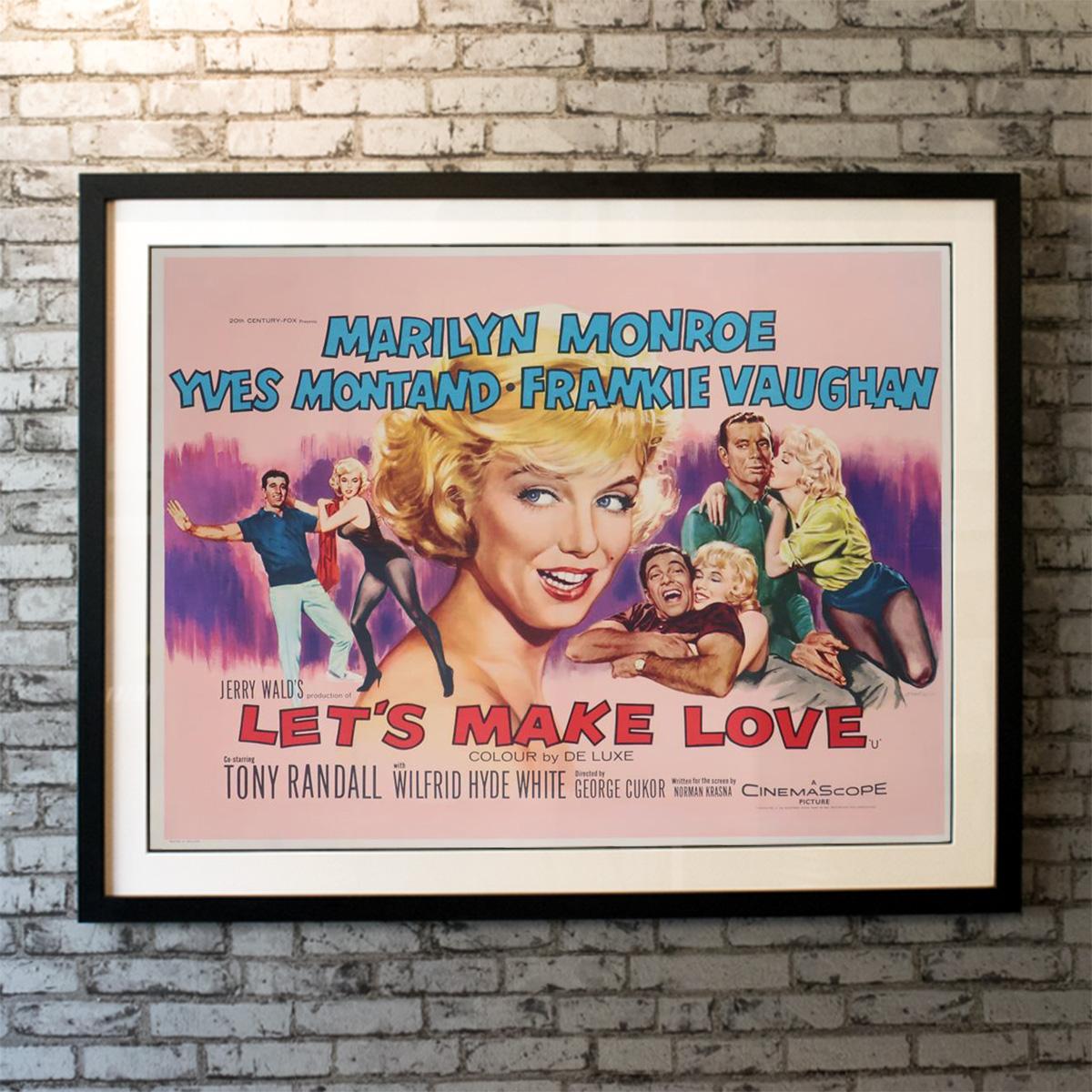 A fantastic piece of Marilyn Monroe memorabilia & one of the most collectable Chantrell Quads. This is a rare poster from the 1960 first release in the UK. 
