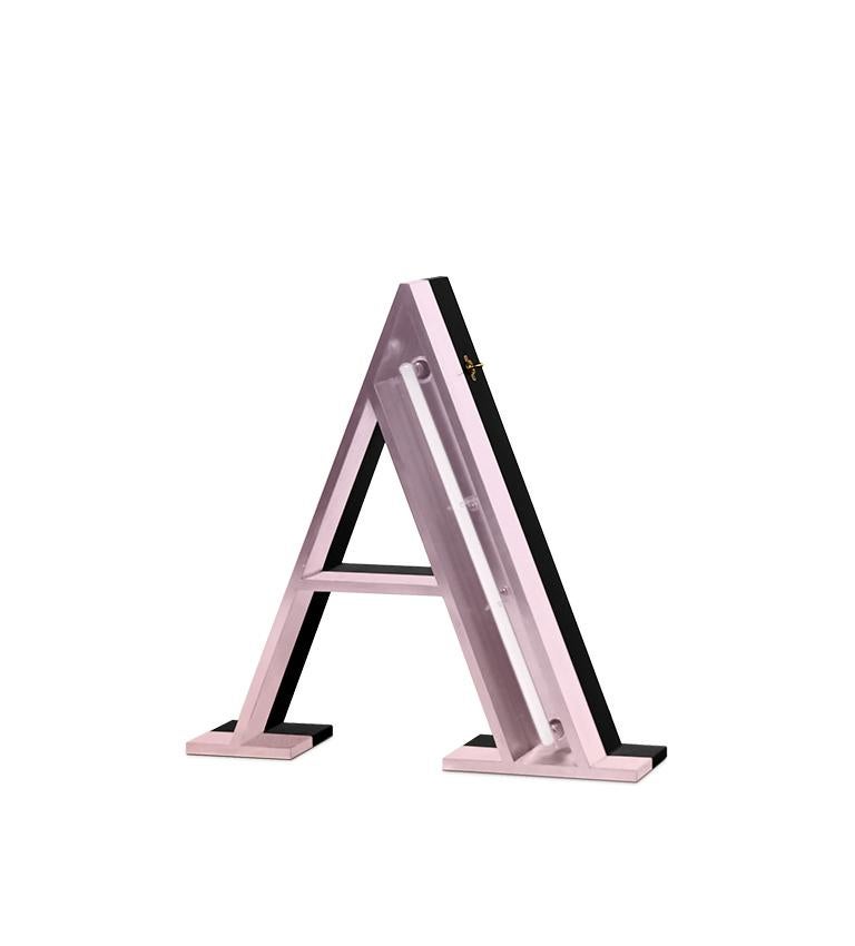 Modern Letter a Graphic Lamps For Sale