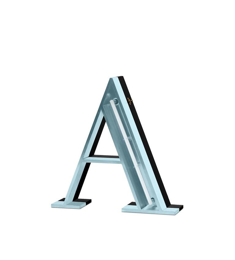 European Letter a Graphic Lamps For Sale