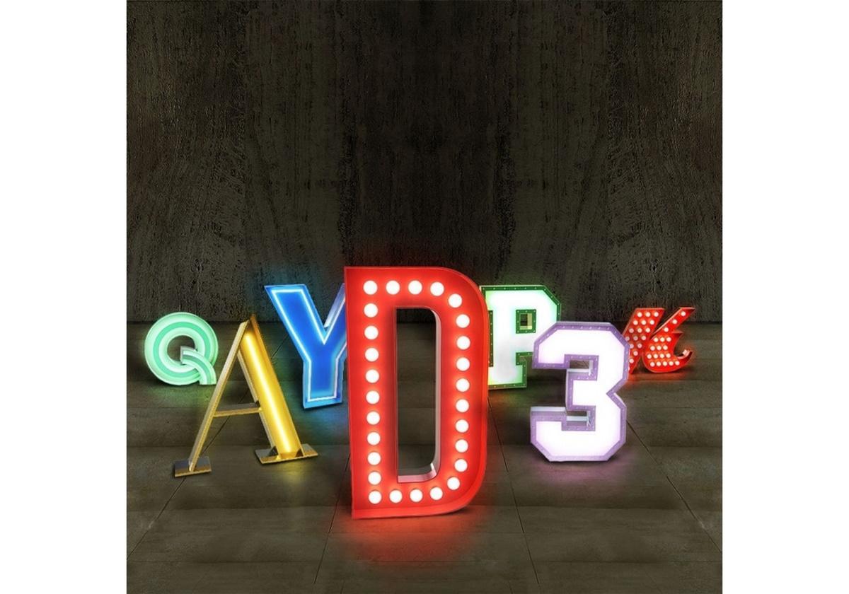Contemporary Letter a Graphic Lamps For Sale