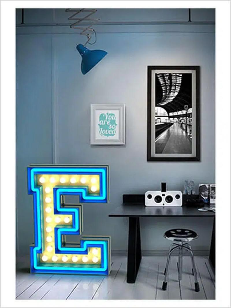 Letter a Graphic Lamps For Sale 2