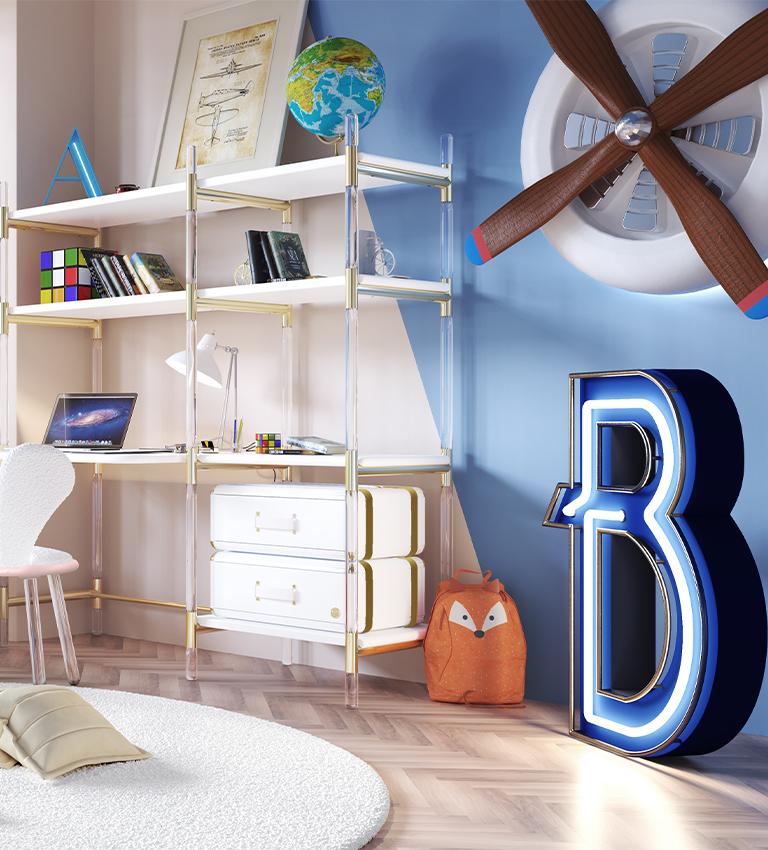 Lampes graphiques lettre B en vente 3