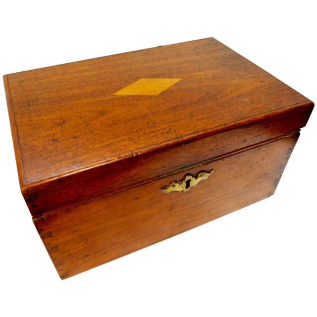 Letter Box Walnut, Cherry and Oak, 19th Century For Sale at 1stDibs
