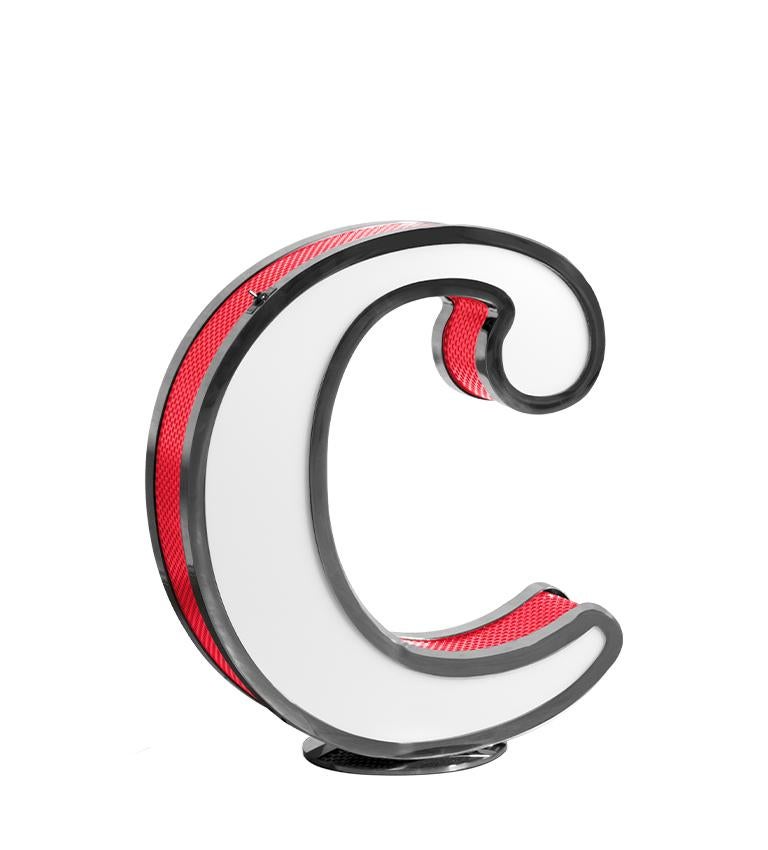 Stainless Steel Letter C Graphics Lamps For Sale