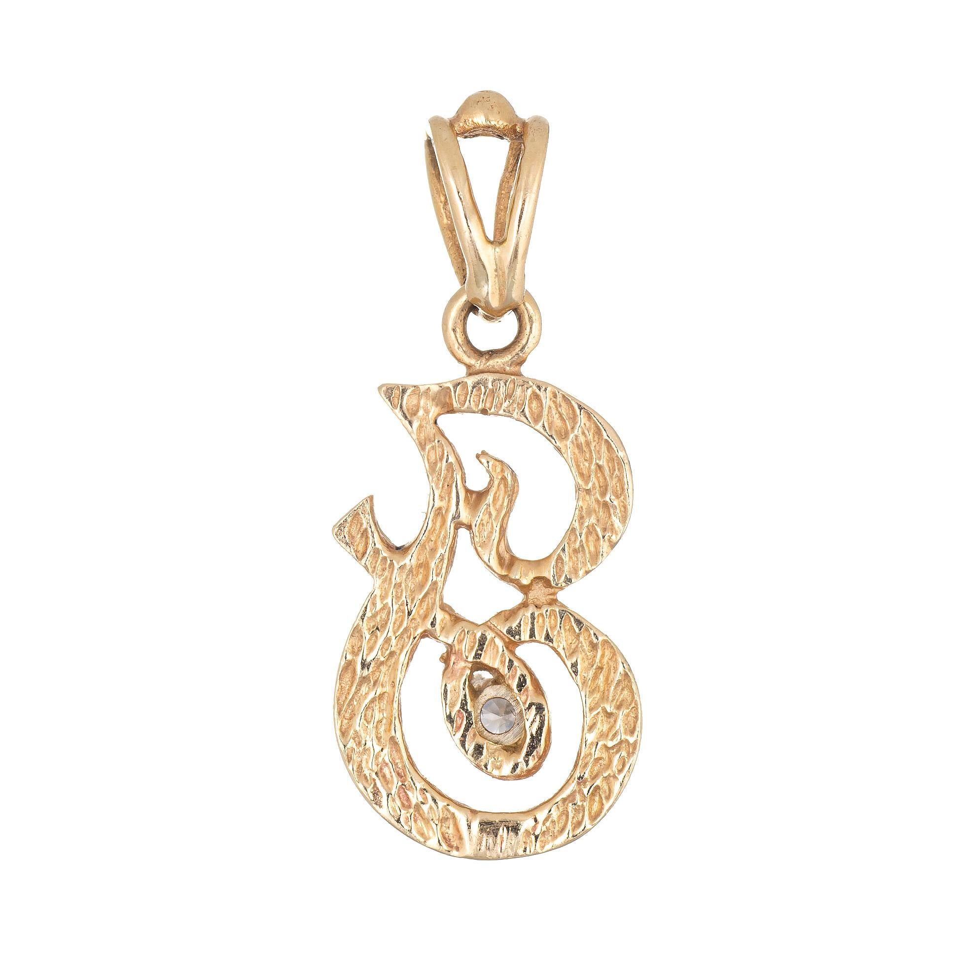 letter f gold pendant