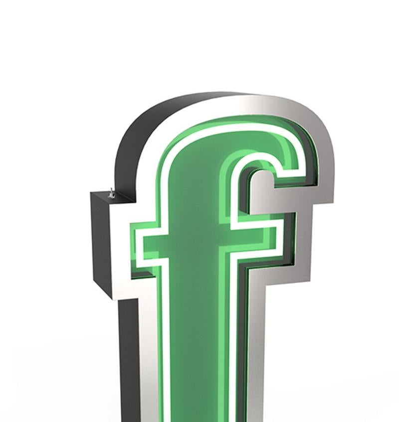 Modern Letter F Graphics Lamps For Sale