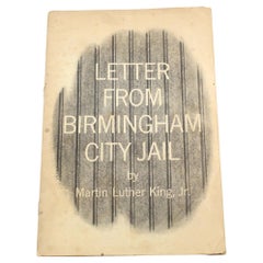Carta desde la cárcel de Birmingham de Martin Luther King Jr., folleto impreso