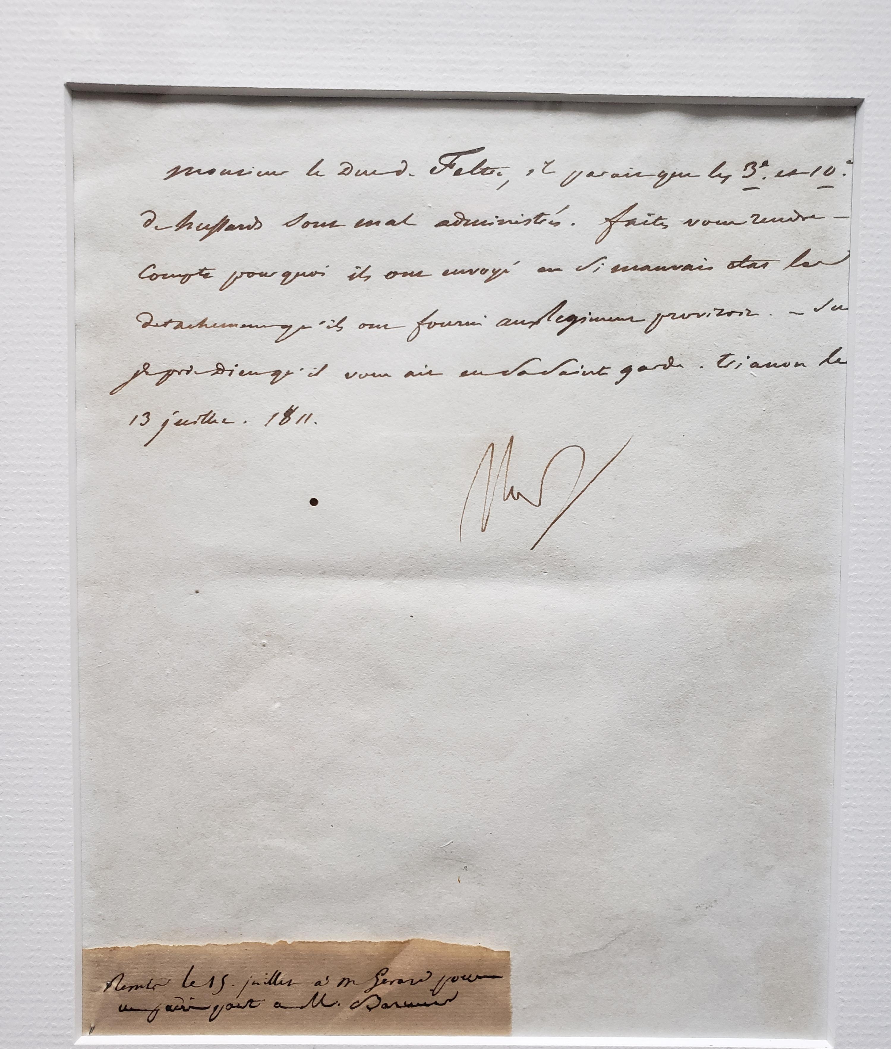 French Letter from Napoleon to Josephine, See Detailed Photo's for Content