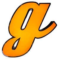 Large Vintage Neon Marquee Letter