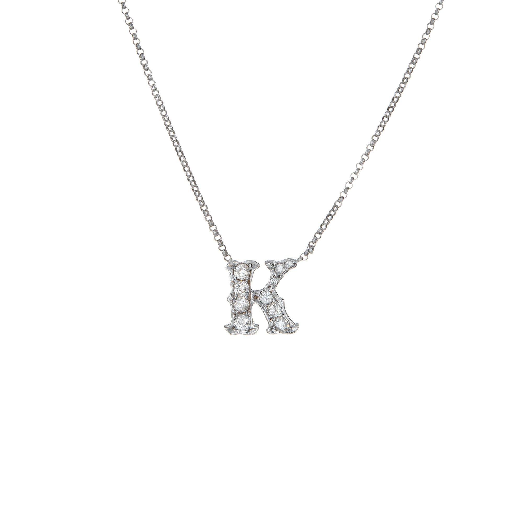 chain with letter k