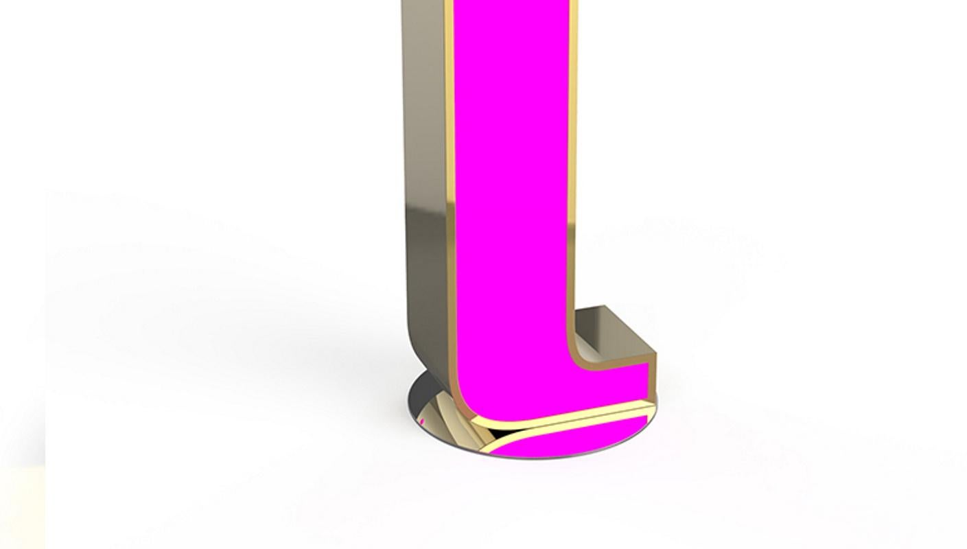 Moderne Lampes graphiques Letter L en vente