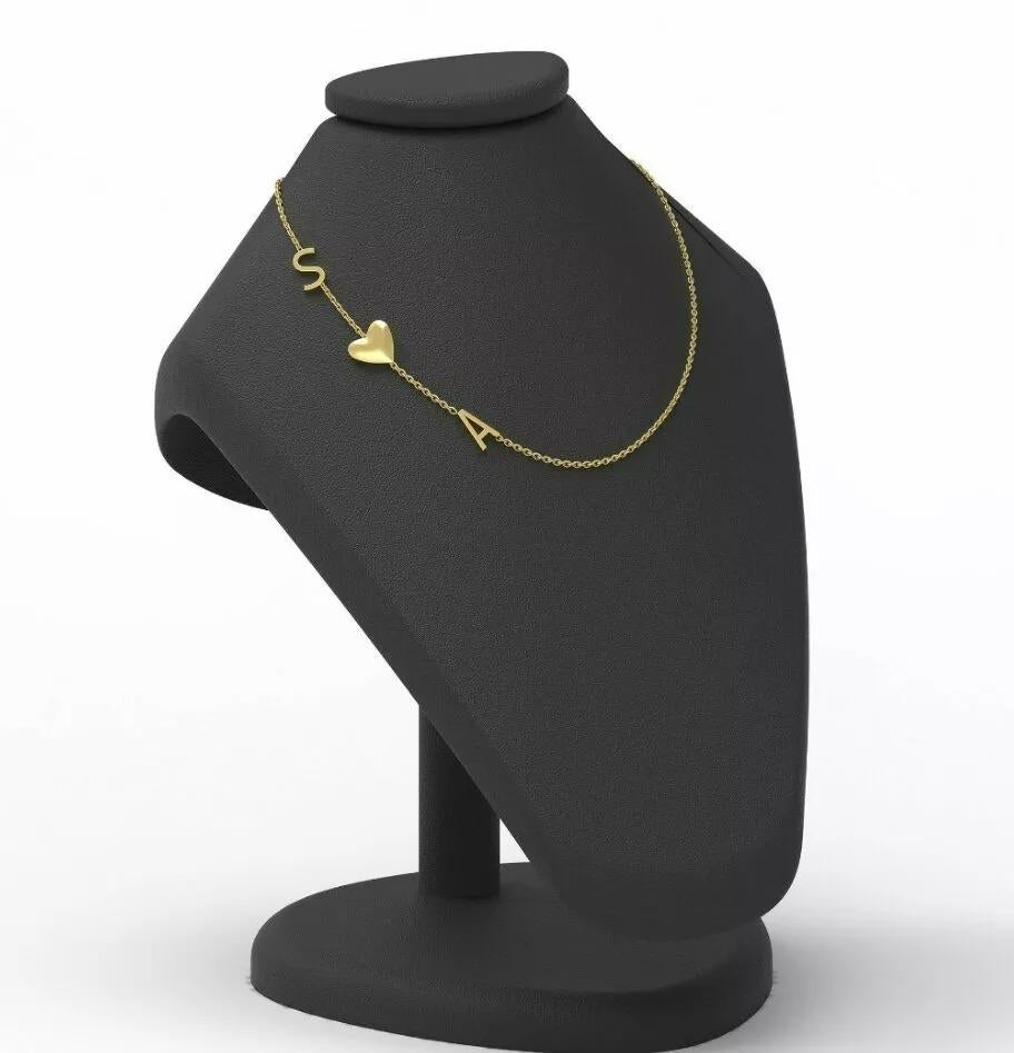 Collier de lettres en or jaune 14k Collier d'initiales de nom Pendentif en or personnalisé
Léger, il peut être porté tous les jours

Informations complémentaires :
Condit : Nouveau avec étiquettes : Un article neuf, non utilisé et non porté (y