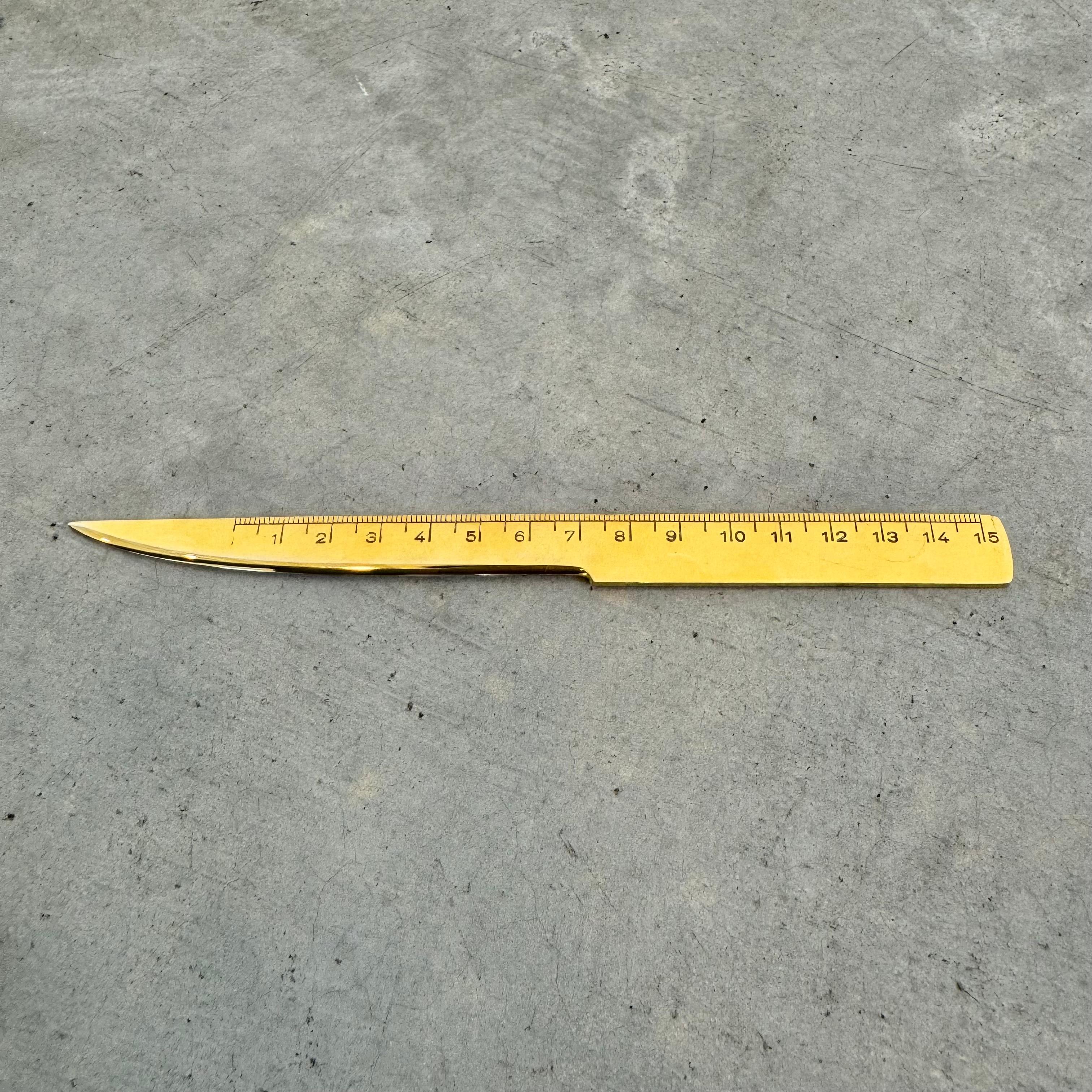 Letter Opener and Ruler, 1980s Germany In Good Condition For Sale In Los Angeles, CA